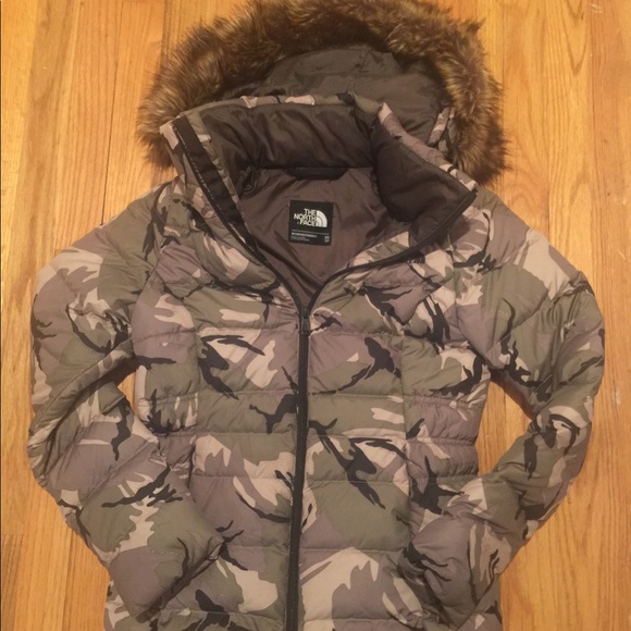 north face women's camo jacket